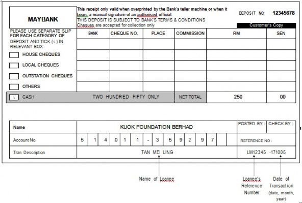 Sample Printable Free Deposit Slip Template And Examples For Bank ...