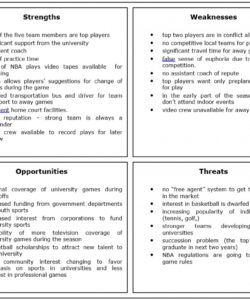 using the business sword — strategy for sports  the business rules analysis template excel