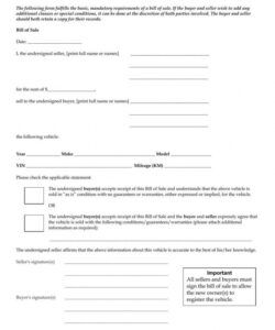 car sale receipt template pdf uk  pdf template bill of sale with deposit template