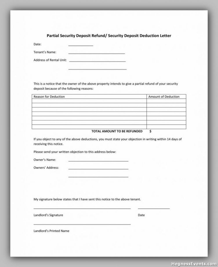 editable 8 simple security deposit form for your legally agreement biggerpockets security deposit template word