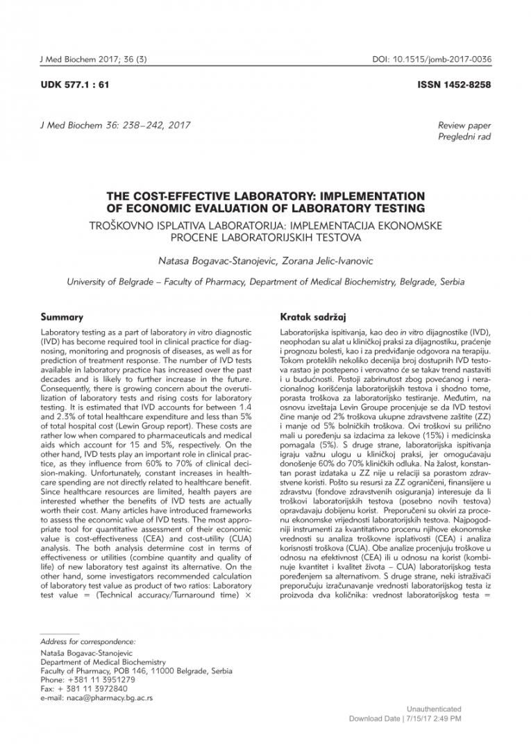 editable pdf the costeffective laboratory implementation of economic laboratory cost analysis template pdf