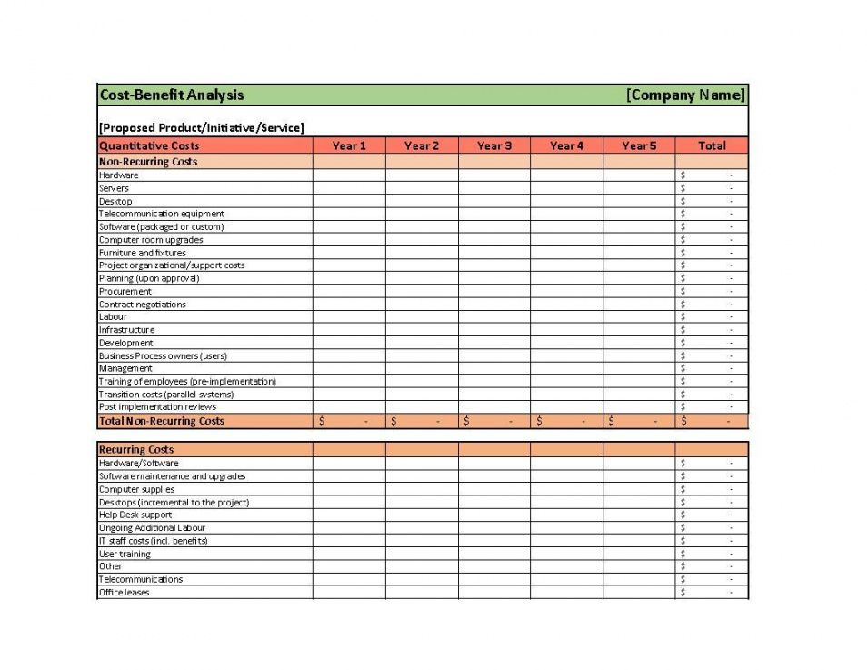 free 30 free cost benefit analysis templates  ms excel &amp;amp; ms word benefits analysis template doc