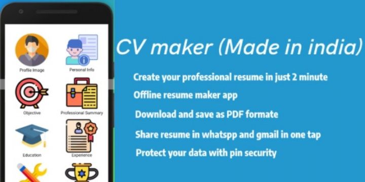 free cv maker  resume builder android app code by np2210  codester flutter developer job description template