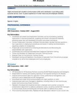 hr analyst resume samples  qwikresume human resources manager job description template pdf