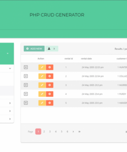printable php crud  bootstrap 4 dashboard generator  phpcg bootstrap analysis template sample