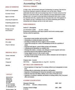 accounting clerk resume sample example job description accountant bookkeeping job description template