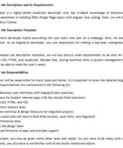 angularjs developer job description and its requirements  room surf wordpress developer job description template pdf