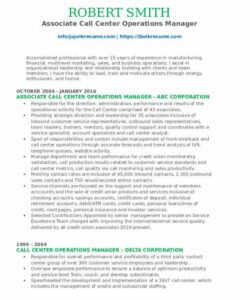 call center operations manager resume samples  qwikresume credit manager job description template