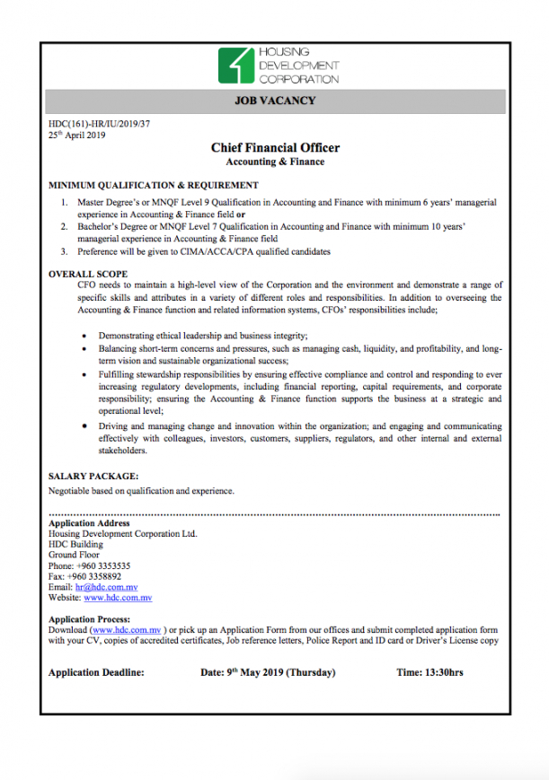 chief financial officer roles and responsibilities  free 9 chief investment officer job description template doc
