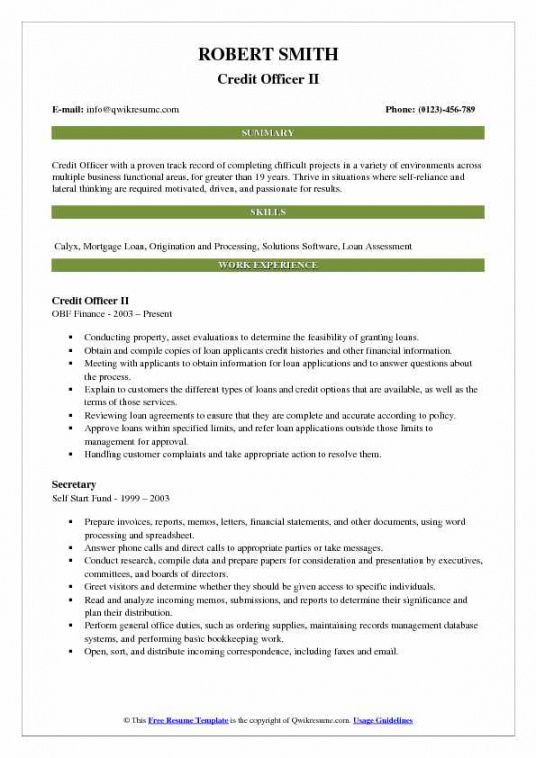 credit officer resume samples  qwikresume credit manager job description template pdf