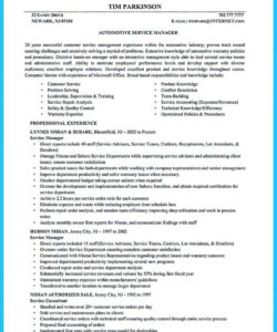 delivering your credentials effectively on auto mechanic resume service technician job description template