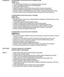 environment health &amp;amp; safety resume samples velvet jobs safety officer official job description template