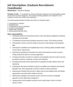 free 7 sample recruiter job description templates in pdf  ms word example job description template pdf