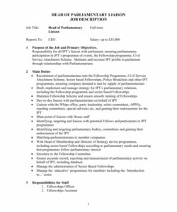 free ceo job description sample  hq template documents chief accountant job description template pdf