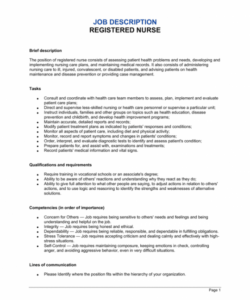 free nurse practitioner job description template  word &amp;amp; pdf  by business employee job description template pdf