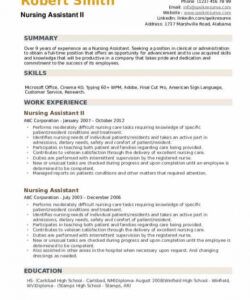 free nursing assistant resume samples  qwikresume nursery assistant job description template