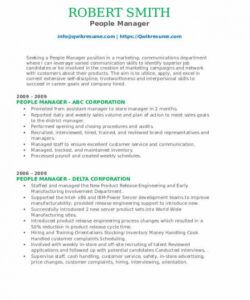 free people manager resume samples  qwikresume ada compliant job description template pdf