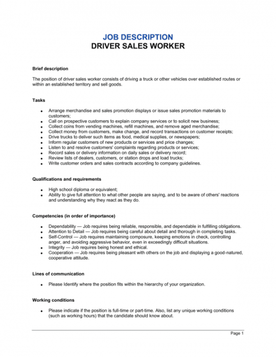 free social worker job description  template &amp;amp; sample form  biztree employee job description template