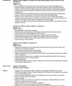 front office job description sample  master template front desk job description template