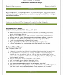 professional painter resume samples  qwikresume painter job description template