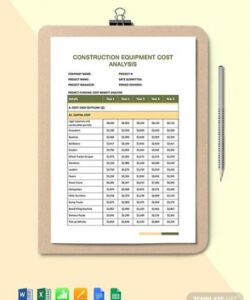 16 free construction cost analysis templates  word pdf  free construction cost analysis template excel