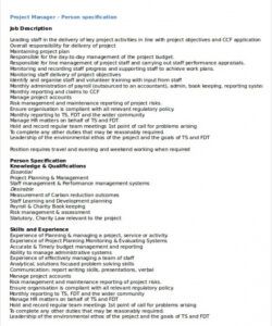 18 job description templates  pdf docs  free &amp;amp; premium templates programme manager job description template pdf