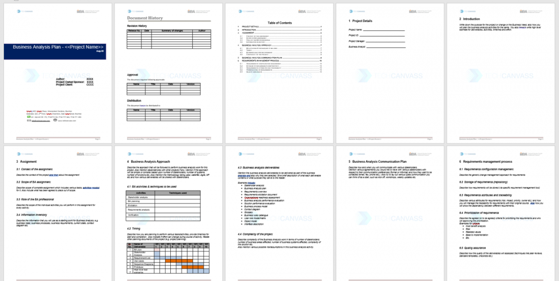 editable business analyst templates  ready to use business analysis requirements template excel