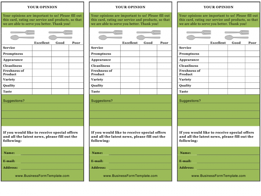 editable restaurant customer feedback card templates download printable pdf customer satisfaction form and analysis template excel