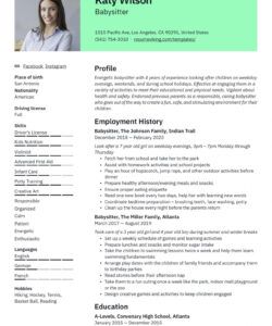 free 19 babysitter resume examples &amp;amp; writing guide  2020  pdf babysitting job description template and sample