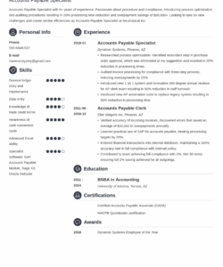 free accounts payable job resume sample  good resume examples accounts receivable job description template pdf