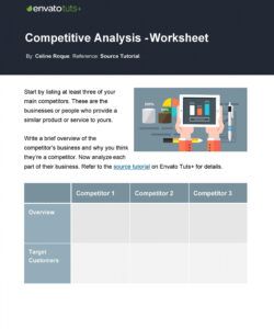 free competitive analysis templates  40 great examples [excel word pdf ppt] competitor analysis matrix template pdf