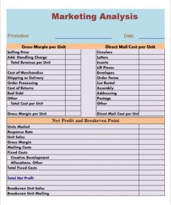 free market analysis template  template business comparable company analysis template example