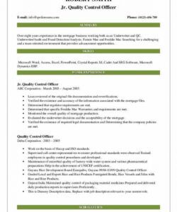 free quality control officer resume samples  qwikresume quality control job description template and sample