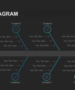 printable fishbone diagram template for powerpoint and keynote slide root cause analysis fishbone diagram ppt template sample