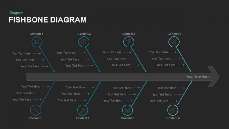 Printable Fishbone Diagram Template For Powerpoint And Keynote Slide ...