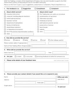 printable free 14 feedback review forms in pdf  ms word customer satisfaction form and analysis template excel