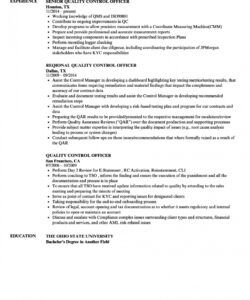 quality control officer resume samples  velvet jobs quality control job description template pdf