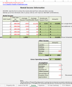 rental income property analysis excel spreadsheet build vs buy analysis excel template example