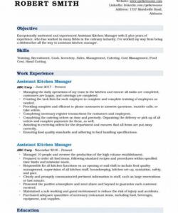 assistant kitchen manager resume samples  qwikresume kitchen manager job description template doc