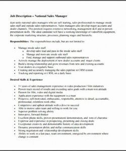 free 5 executive job description template  sampletemplatess  sampletemplatess sales administrator job description template