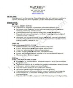 free free 36 accountant resume samples in ms word  pages junior accountant job description template and sample