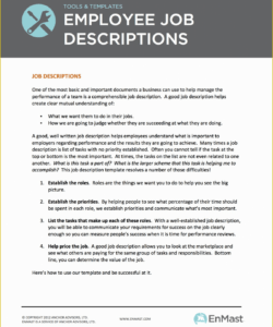 free printable job description template of employee job descriptions committee job description template and sample