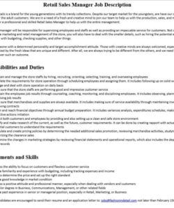 ﻿retail sales manager job description  mous syusa shop manager job description template doc