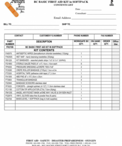 63 household inventory list for moving page 4  free to edit download first aid box checklist template pdf