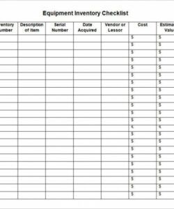 editable inventory checklist  gotilo fire truck inventory checklist template examples