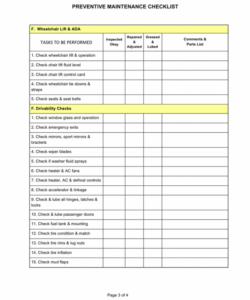 editable preventive maintenance template word hvac preventive maintenance checklist template examples