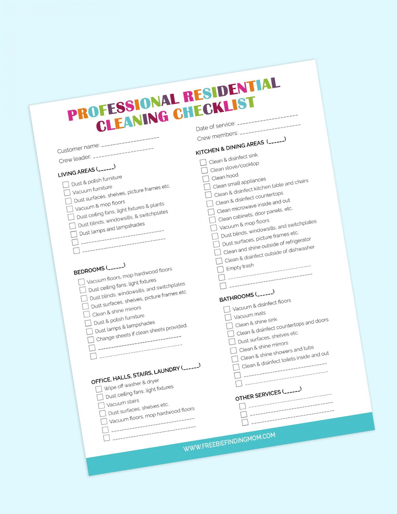 editable professional checklist for cleaning the house printable pdf professional deep cleaning checklist template excel