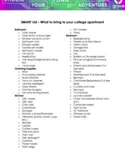 first  new apartment checklist  40 essential templates ᐅ templatelab apartment checklist move in template pdf