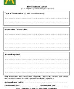 free behavior based safety observation card template  prntblconcejomunicipaldechinugovco behavior based safety observation checklist template pdf