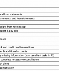 free bookkeeping client checklist template bookkeeping client onboarding checklist template doc